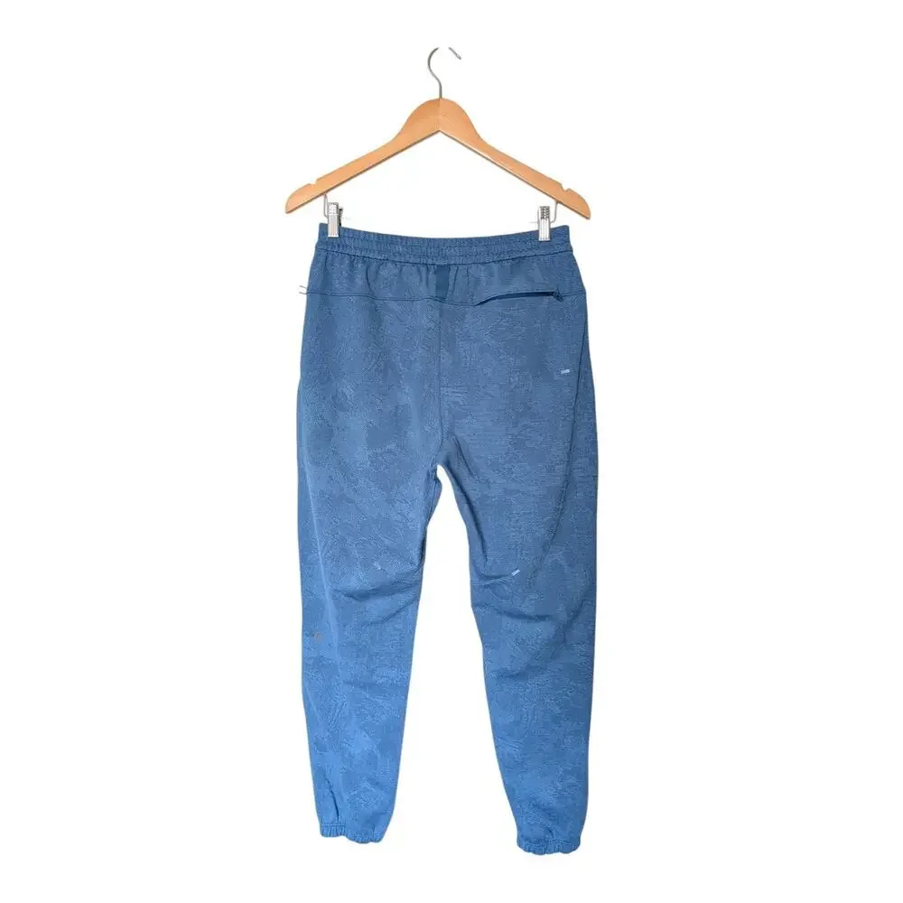 Lululemon License To Train Jogger Pants Mens Size Medium LM5AKGS Blue Camo
